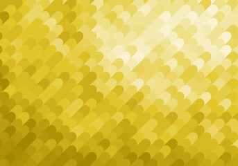 Diagonal Yellow Tounded Tiles Background Pattern