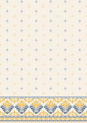 Elegant Border damask seamless Pattern Vector for Ceremony, Government Design, Formal Event, Background, Wallpaper, Fabric, Invitation, and Luxury Packaging Uses