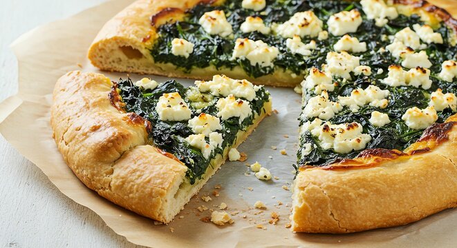 Spinach and Feta Galette Recipe