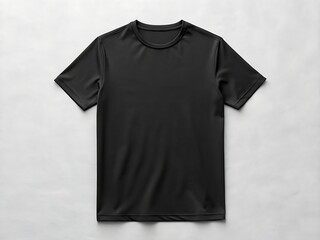 Classic black T shirt a versatile wardrobe staple for effortless style and everyday comfort in clean