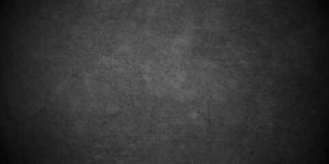 Black texture chalk board and black board background. stone concrete texture grunge backdrop background anthracite panorama. Panorama dark grey black slate background or texture. © MdLothfor