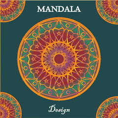 Mandala designs with various shapes like round, triangular etc. and customizable colors like off-white, green, sky blue, pink, orange, blue etc.