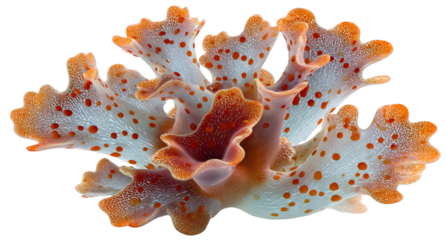 Coral Reef Sea Life: A stunning close-up of a vibrant, intricate sea creature, showcasing the breathtaking beauty of the underwater world with a unique pattern