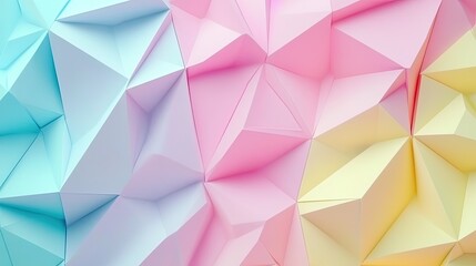Fototapeta premium an abstract art piece featuring a geometric design with a kaleidoscopic effect, creating multiple copies of shapes that resemble torn paper