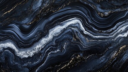 a striking visual of a large swirling galaxy like pattern set against an even darker background that fades from deep blue to black