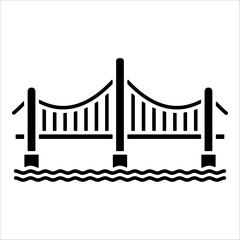 Bridge  Icon Element For Design