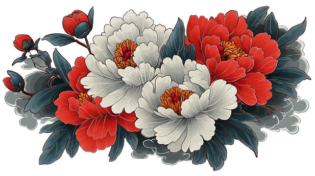 和柄 牡丹 Images – Browse 3,753 Stock Photos, Vectors, and Video