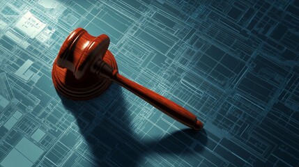 Gavel on Blueprint, Exploring Architectural Justice and Design Compliance