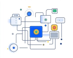 Flat vector representation of IoT water management with real time leakage detection and consumption monitoring