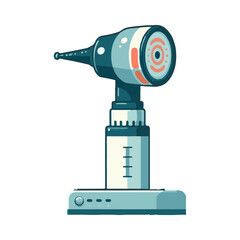 
ear examination tool illustration design
