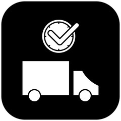 ambulance icon design on time