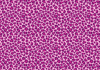 ベクター　ヒョウ柄　レオパード　ピンク系 © 辛 甘
