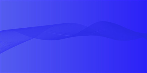 Abstract blue wave design with light and smooth motion lines