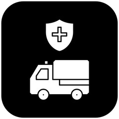  protected ambulance icon design