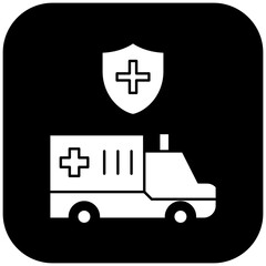  protected ambulance icon design