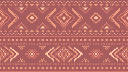 Southwest Native seamless pattern ethnic tribal Aztec geometric Navajo Native American fabric colorful design vector for textile print