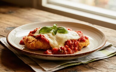 Delicious Chicken Parmesan Recipe Crispy Breaded Chicken with Melted Mozzarella and Rich Tomato Sauce