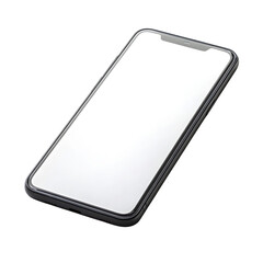 Smartphone image composite material isolate on white background