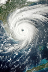 satellite image gulf mexico cyclone tropical
