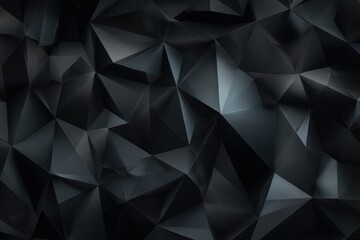 Fototapeta premium Dark polygonal background abstract geometric design