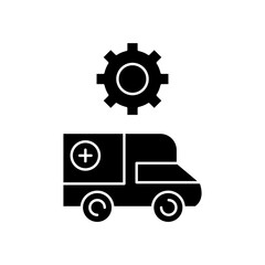 ambulance settings icon design