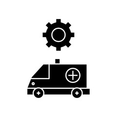 ambulance settings icon design