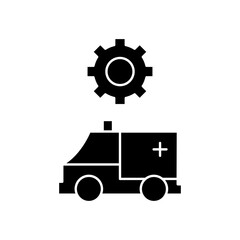 ambulance settings icon design
