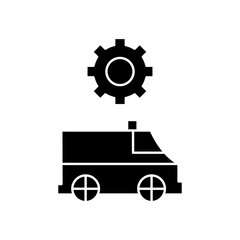 ambulance settings icon design