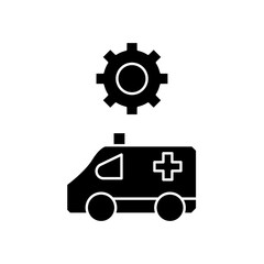 ambulance settings icon design
