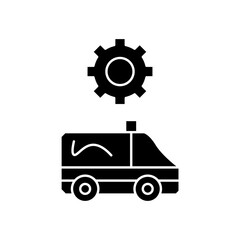 ambulance settings icon design