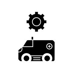 ambulance settings icon design