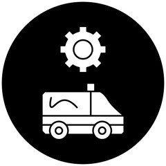 ambulance settings icon design