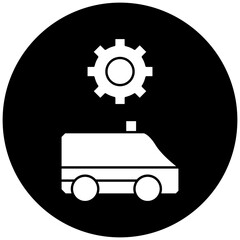 ambulance settings icon design