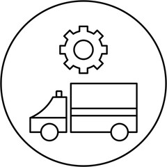  ambulance settings icon design
