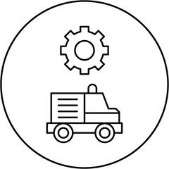 ambulance settings icon design