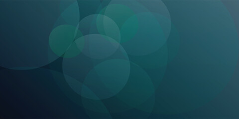 Cool blue green background created in camera with a macro lens with overlapping bokeh circular shapes soft edges light and dark areas with room for copy and text