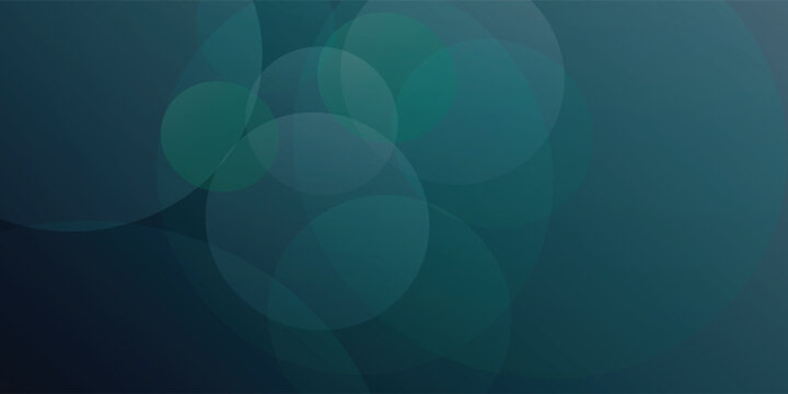 Cool blue green background created in camera with a macro lens with overlapping bokeh circular shapes soft edges light and dark areas with room for copy and text