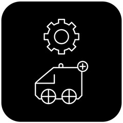 ambulance settings icon design