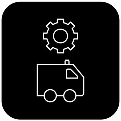 ambulance settings icon design