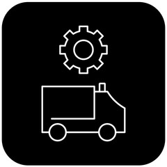 ambulance settings icon design