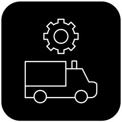 ambulance settings icon design