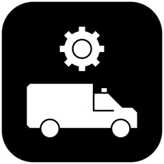 ambulance settings icon design