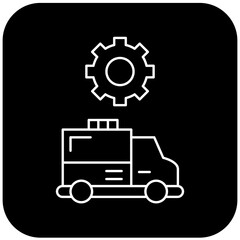 ambulance settings icon design