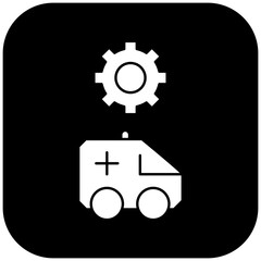ambulance settings icon design