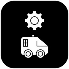 ambulance settings icon design