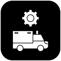 ambulance settings icon design