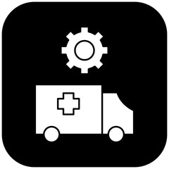 ambulance settings icon design
