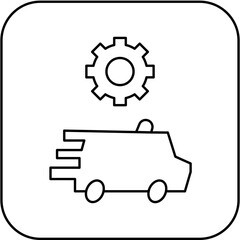 ambulance settings icon design