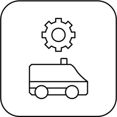 ambulance settings icon design