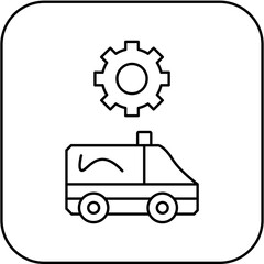 ambulance settings icon design